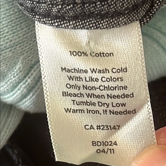 Talbots Women's Dark Denim Button Down Shirt - Picture 6 of 10